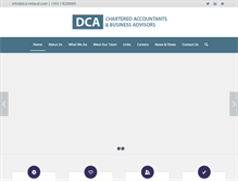 Tablet Screenshot of dca-ireland.ie